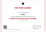 Certified LLM Security Expert (CLLMSE)